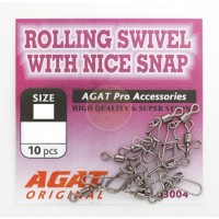 Rolling Swivel with Nice Snap Nr.12
