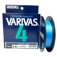 Varivas x4 PE WTBlue 0.6(10lb) 150m