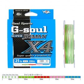 YGK G-SOUL SUPER JIGMAN X4 200m #0.8