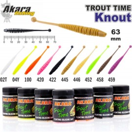 AKARA SOFTTAIL «Trout Time KNOUT 2,5» #446  Garlic 
