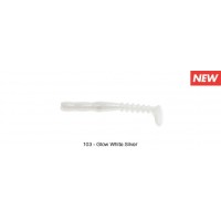 Reins Rockvib Shad 3" Glow White Silver